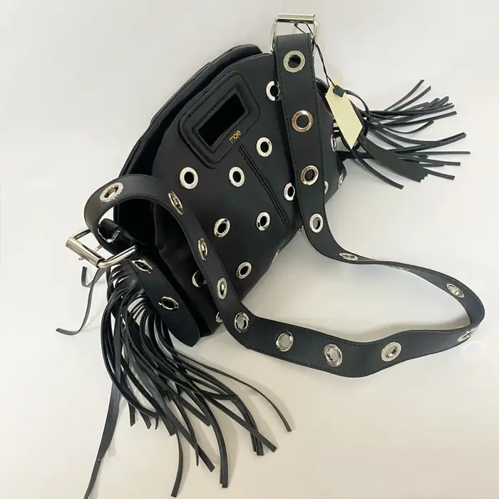 Petit sac à bandoulière rétro noir pour femmes, sac à bandoulière décontracté pour l'extérieur, nouv
