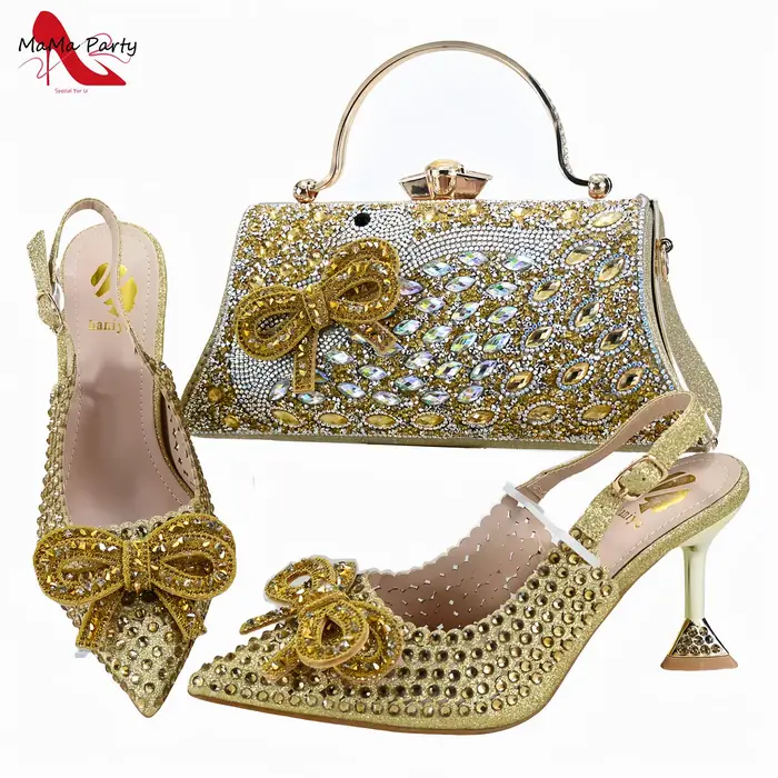 Sac de Luxe de Styliste en Bleu Royal pour Femme, Chaussures Italiennes de Haute Qualité, avec Appli