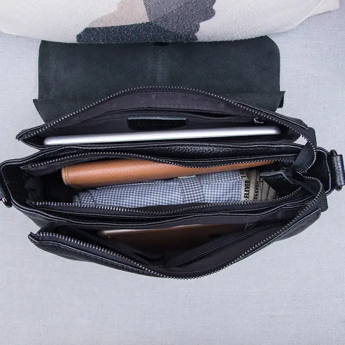BRIGGS – sac à bandoulière en cuir véritable pour femmes