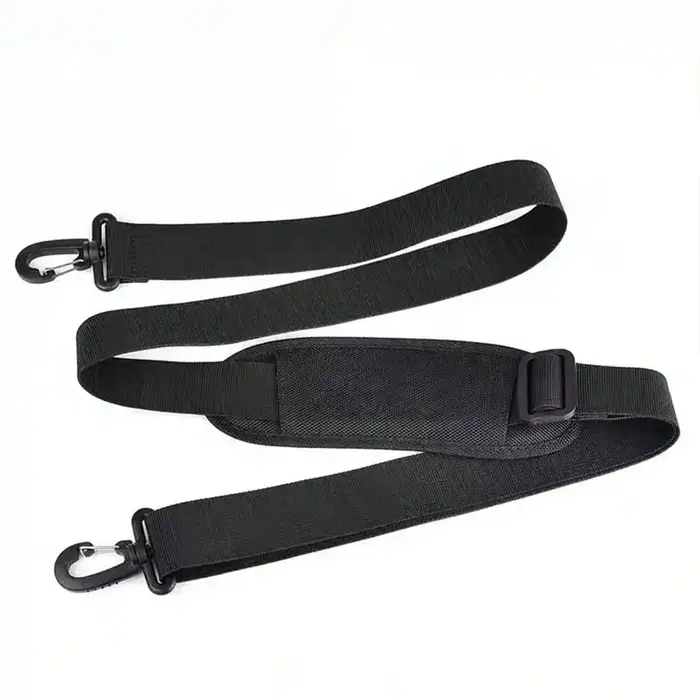 Sangle d'épaule de sac à bandoulière minimaliste noir, bandoulière en Nylon à la mode, sangle d'épau