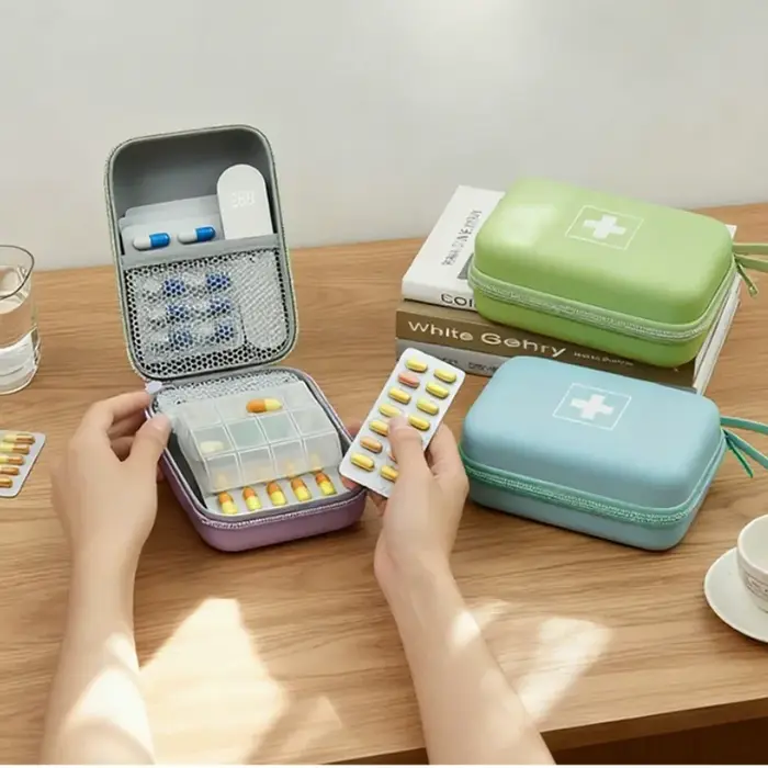 Petite trousse de rangement pour médicaments