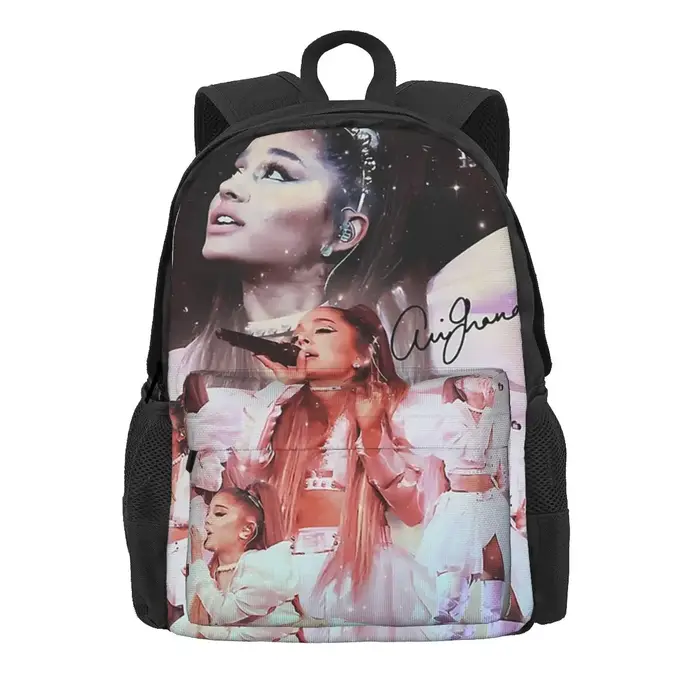 Musique R et B le meilleur chanteur Ariana Grande sacs à dos garçons filles Bookbag étudiants sacs d