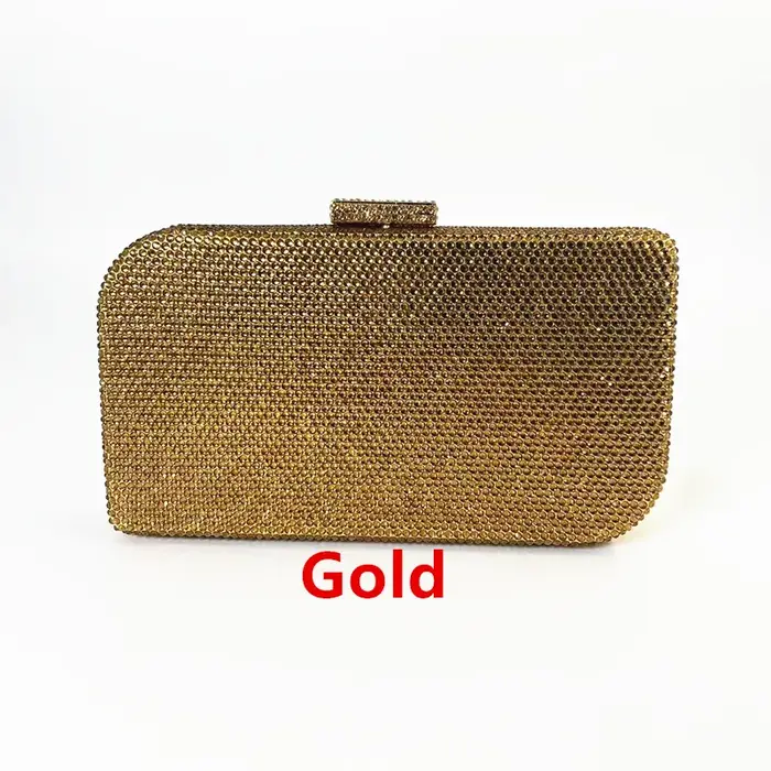 2025 nouveau sac de dîner pochette pleine de diamants Explosions transfrontalières afrique Nigeria adapté pour mariage Banquet fête anniversaire