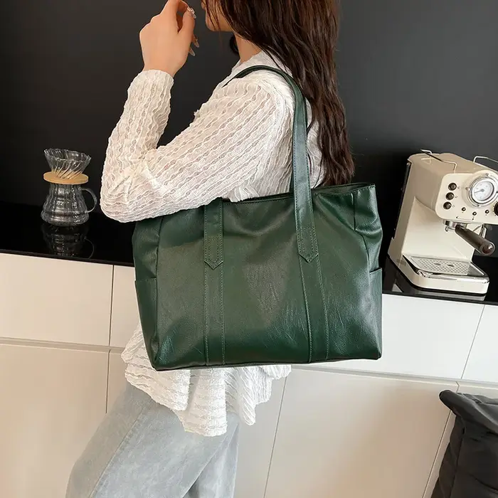 Sac à main vintage grande capacité pour femme