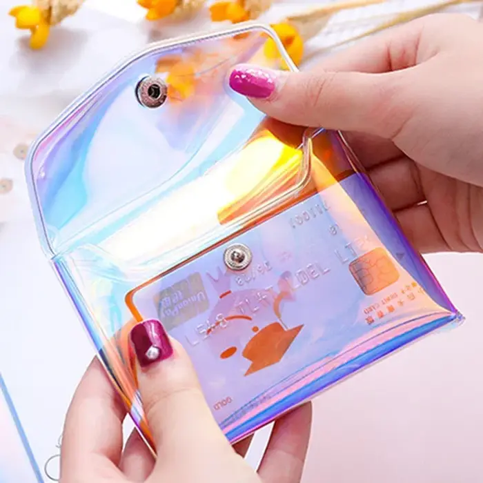 Sac à cosmétiques Transparent Laser pour femmes