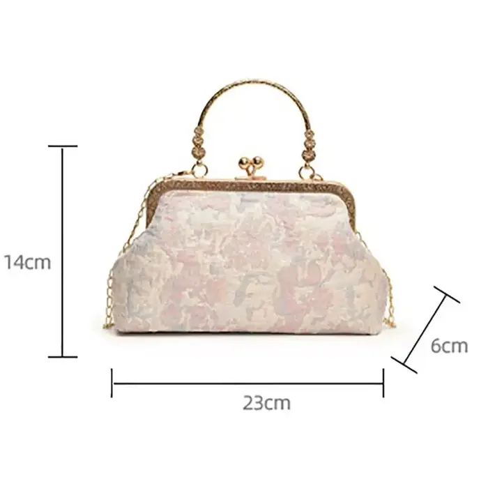 Sac à main en soie de Style chinois rétro