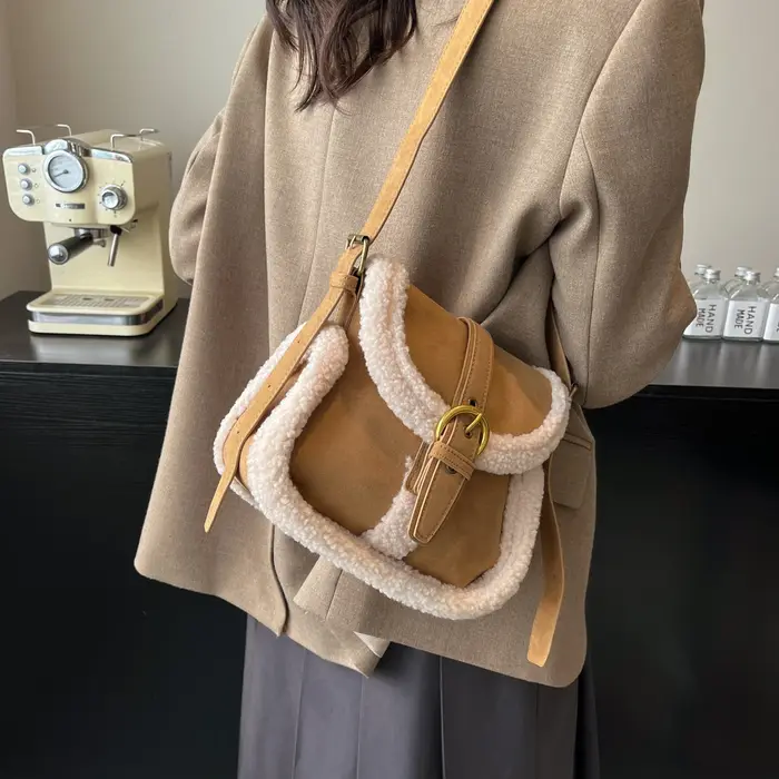 Sac à bandoulière en cuir NuSO K pour femme