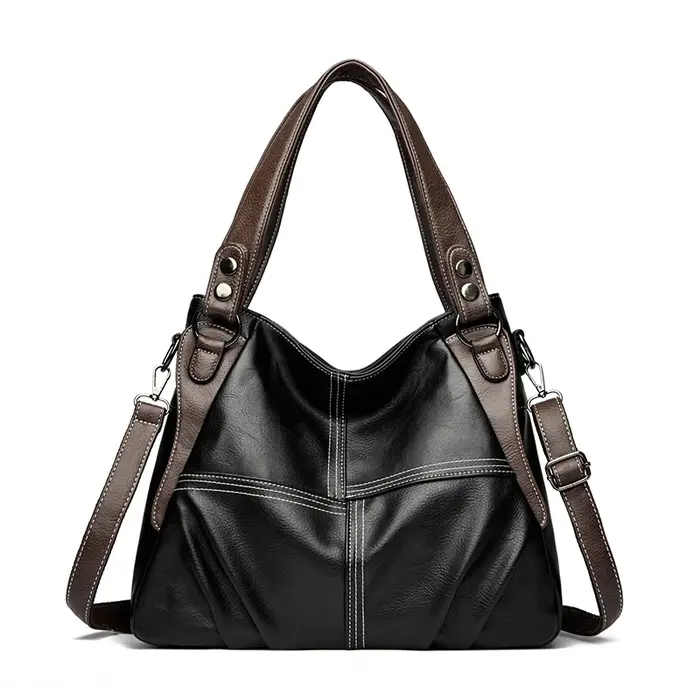 Sac fourre-tout simple de grande capacité pour femme, épaule simple, bandoulière, à main, polyvalent