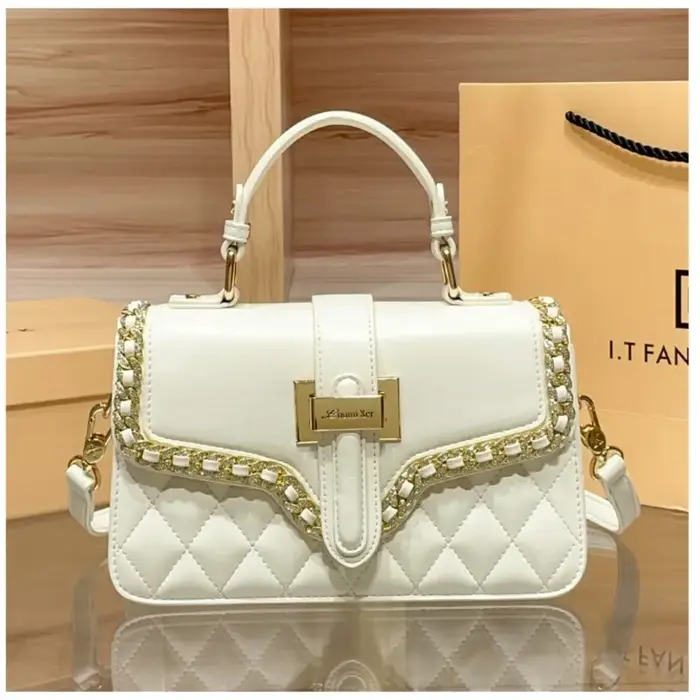 Sac à main de marque pour femmes, nouvelle chaîne tendance, Texture Premium, sac à bandoulière avec 
