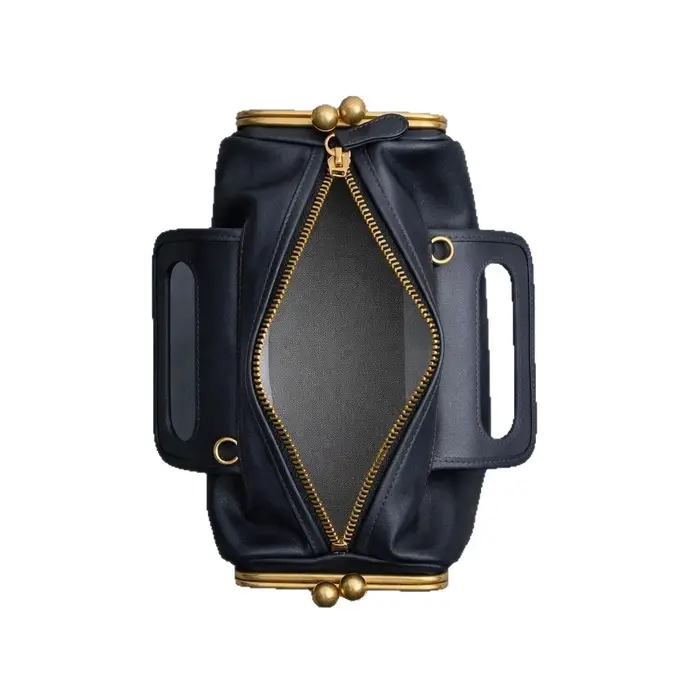 Sac à main Alirattan 2026 Nouvelle Collection Femme Noir Rétro avec Poignée