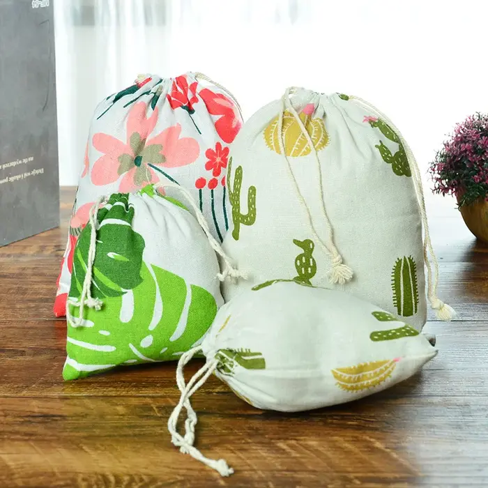 Sac de voyage décontracté en coton et lin