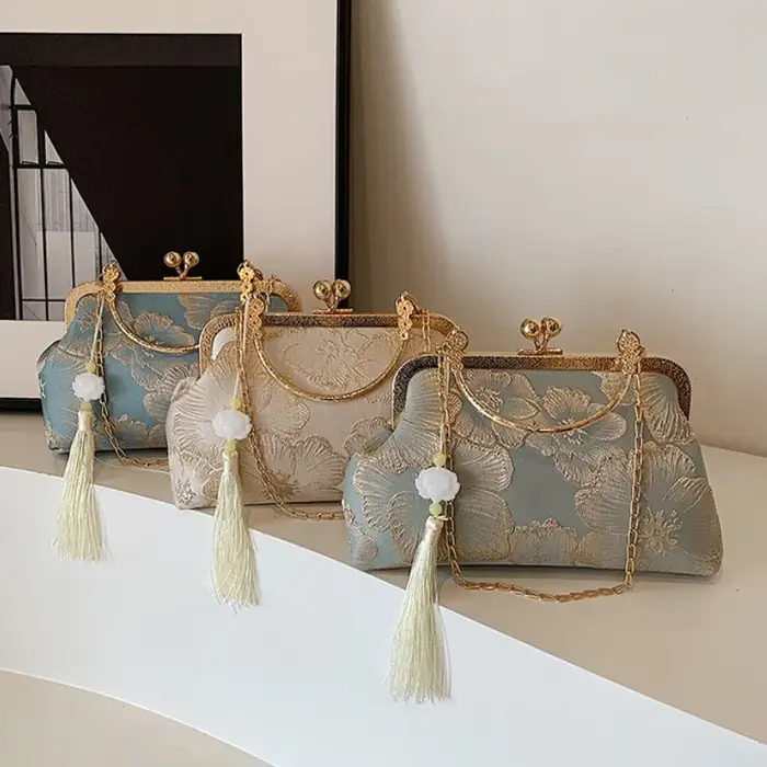 Sac à bandoulière brodé de Style chinois