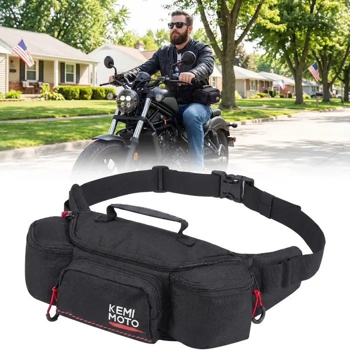 Sac de taille pour moto