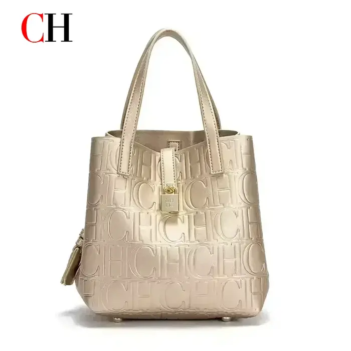 Sac seau CH pour femme avec fermoir métallique décoratif