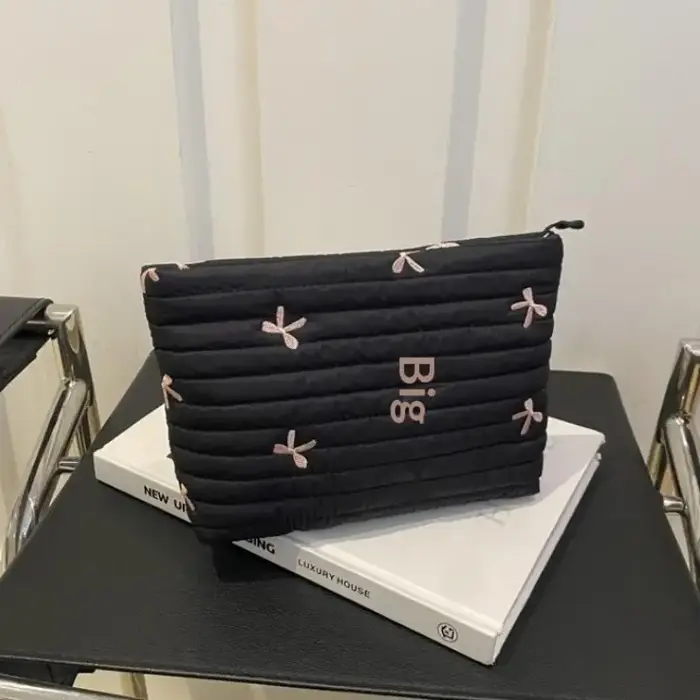 Sac à main coréen élégant avec nœud papillon