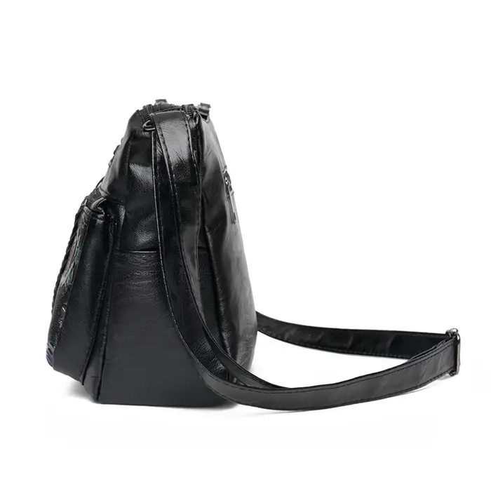 Sac à bandoulière en peau de mouton pour femmes