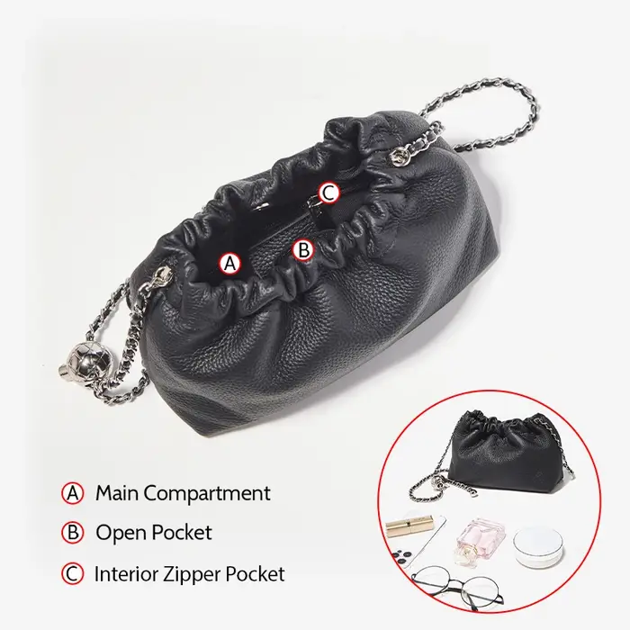 Sac bandoulière chic et compact FOXER 2026 pour femme en cuir véritable, mini sac à bandoulière tend