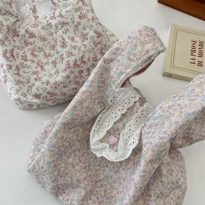 Sac à main doux et frais à motif floral