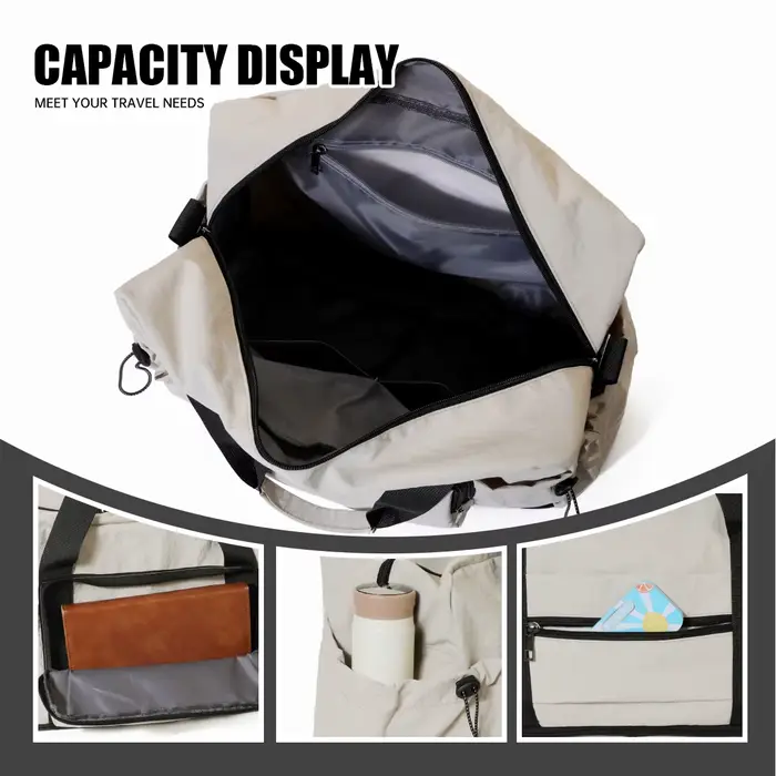 Sac de voyage de grande capacité pour les courts voyages