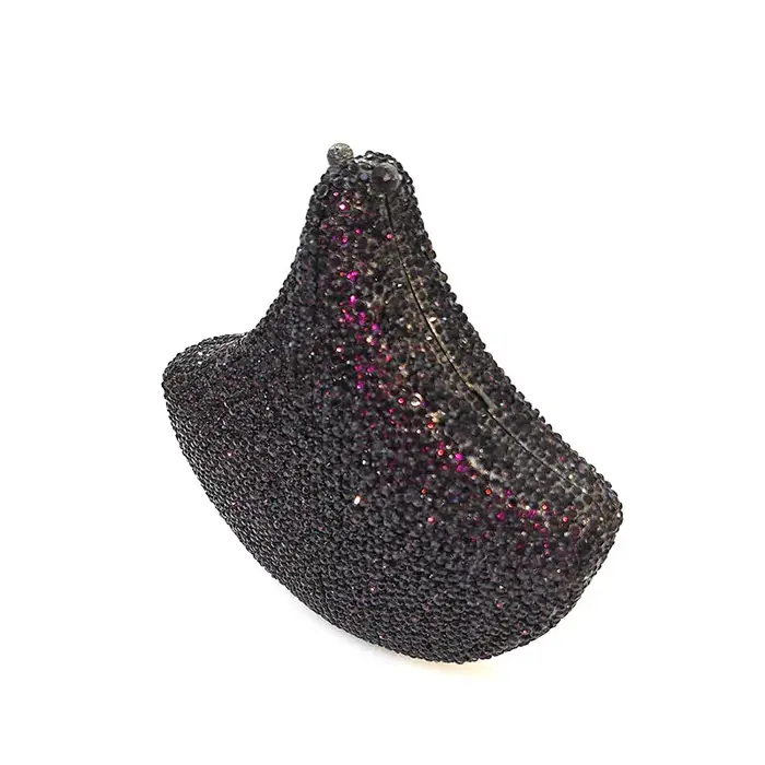 Pochette vintage en cristal, sac de soirée de luxe, sac de créateur haute couture