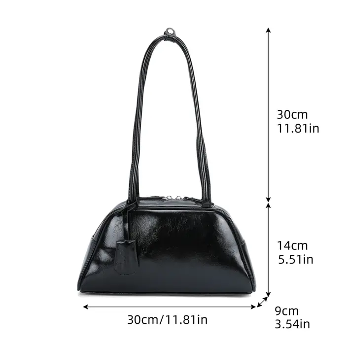 Sac à bandoulière en cuir Pu rouge pour femmes