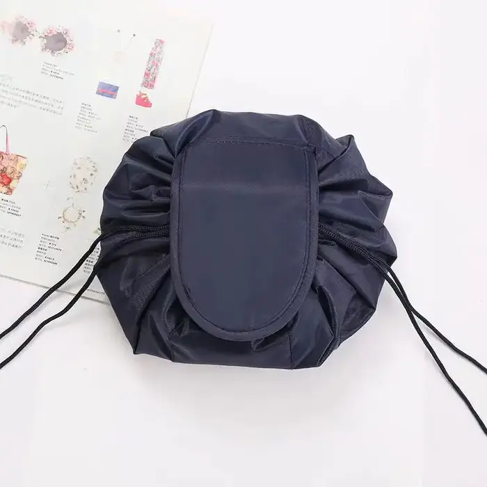 Nouvelle trousse de toilette portable pour femme, sac de rangement à cordon de serrage grande capaci