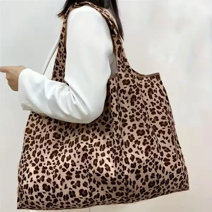 Sac fourre-tout vibrant en fibre de polyester durable | Réutilisable