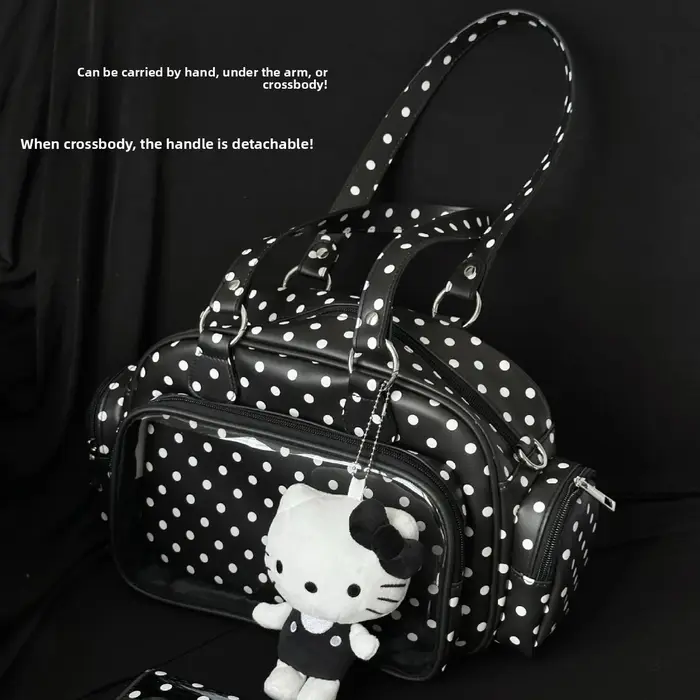 Sac Boston à pois tendance