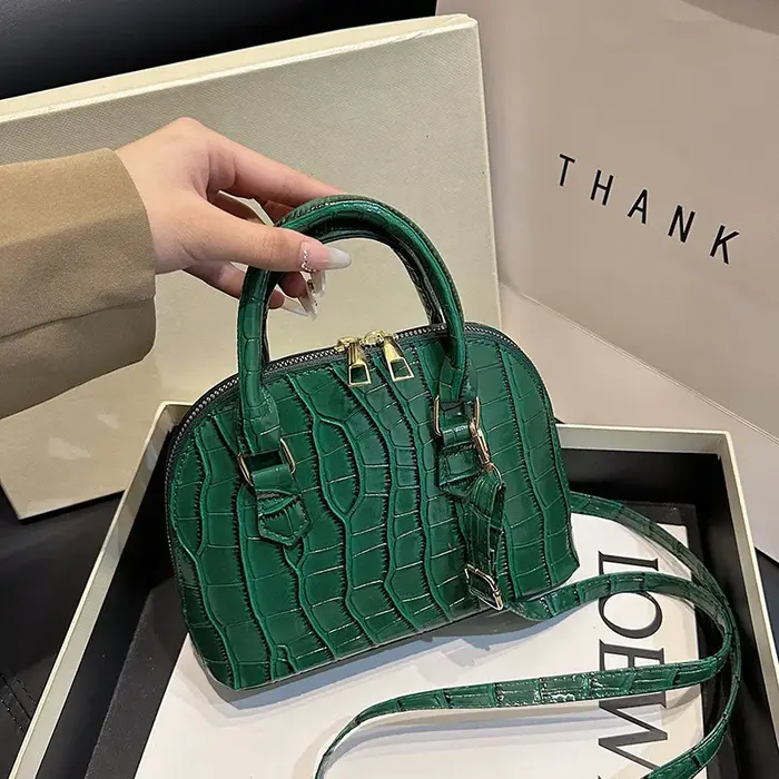 Sac à main rétro en cuir PU pour femme