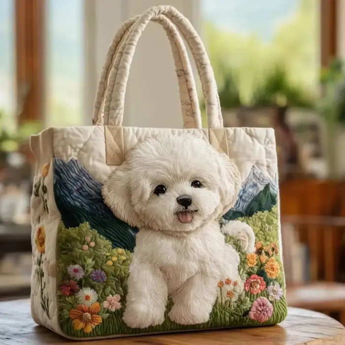 Sac fourre-tout matelassé vintage pour femme