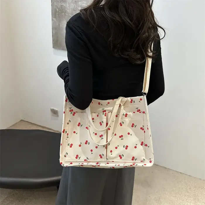 Interrupteur sac à bandoulière multi-poches pour femme