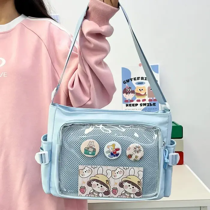 Sac à bandoulière Transparent japonais Y2K Lolita