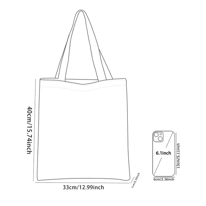 Sac fourre-tout à bandoulière de grande capacité avec imprimé de lettres inspirantes et motif papillon marron