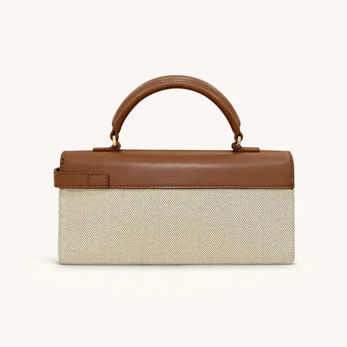 JW Pei petit carré Niche Sac à main bandoulière Mini Melad tissé Sac poignée supérieure sacs