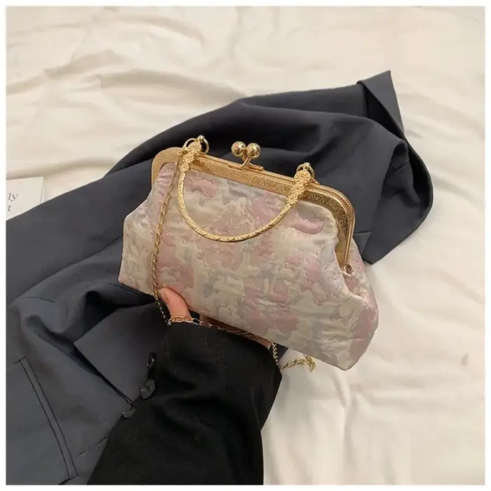 Sac à main en soie de Style chinois rétro