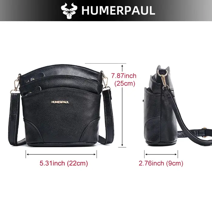 HUMERPAUL Sac à bandoulière pour femme élégant sac