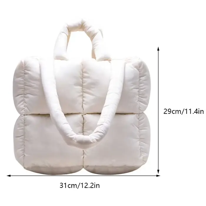 Sac à bandoulière bouffant de styliste pour femmes