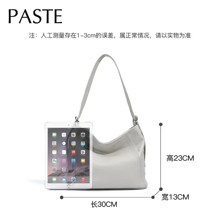 Sac à main en cuir de vache brillant pour femmes
