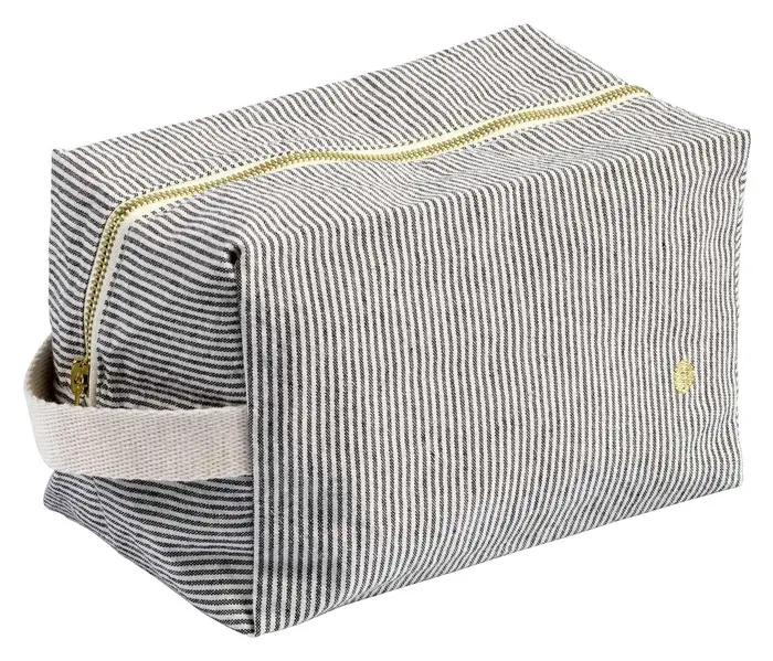 Trousse cube Finette Caviar L 14 x 22 x 11