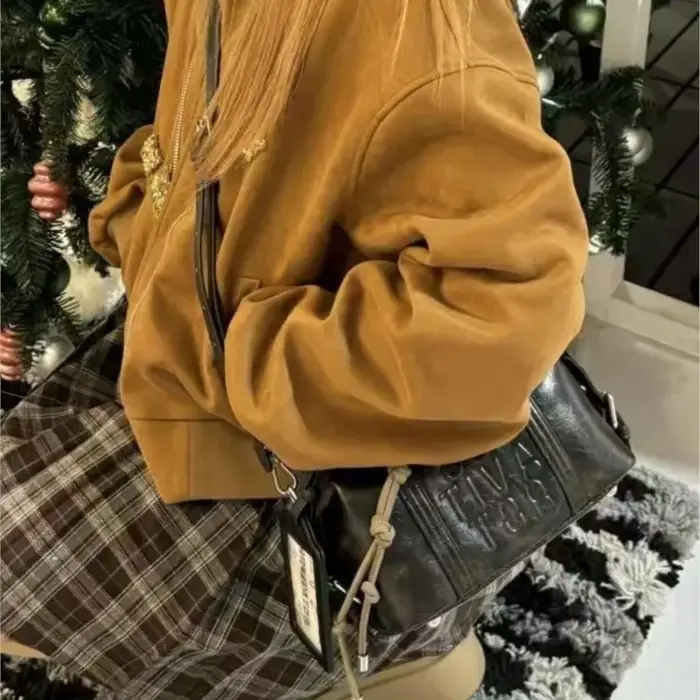 JIAERDI Style Vintage fente pour carte Boston sac à main femmes à la mode multifonctionnel sac à bandoulière dames en