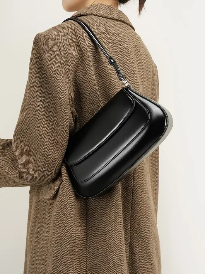 Sac à bandoulière en cuir véritable pour femmes, sac à bandoulière quotidien pour dames, sac de sell
