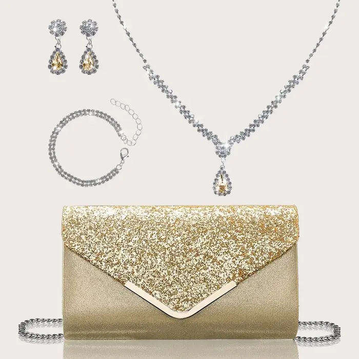 Pochette pour femme magnifique et élégante et scintillante