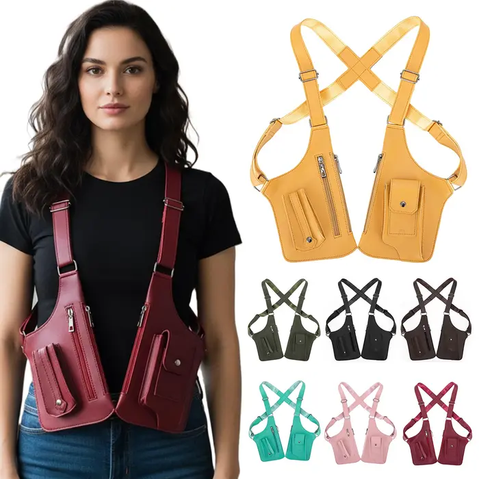 Sac à bandoulière en cuir PU