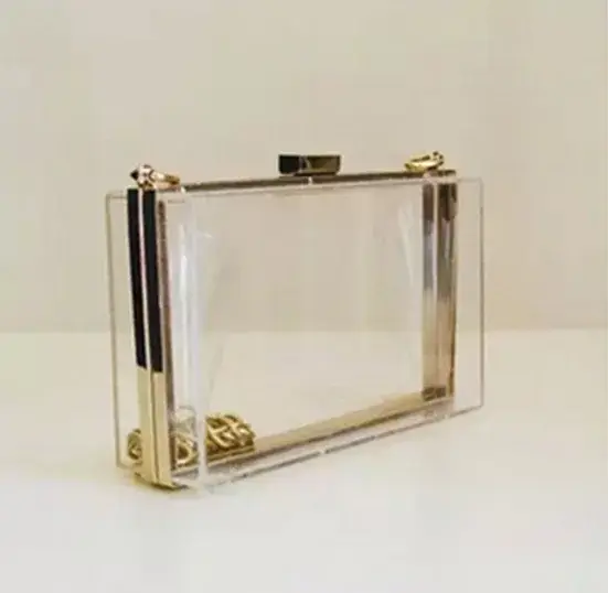 BELLA-Pochette en Acrylique Transparente pour Femme, Sac à Main de Soirée, Nouvelle Collection