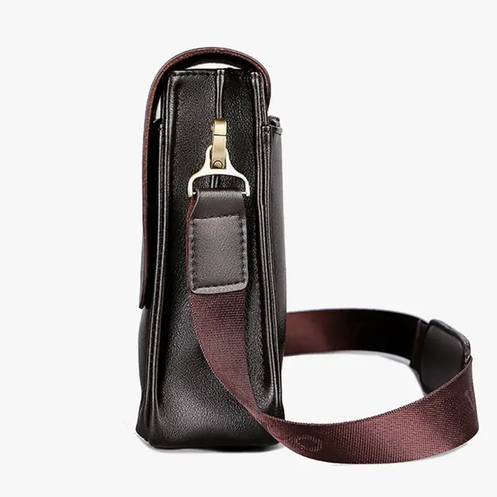 Sac à bandoulière Polo d'affaires décontracté Paul sac en cuir Vertical sac