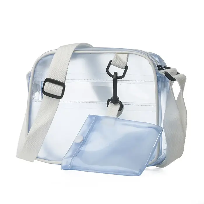 Sac bandoulière transparent pour femme, petite capacité, sac de banlieue élégant et léger pour usage