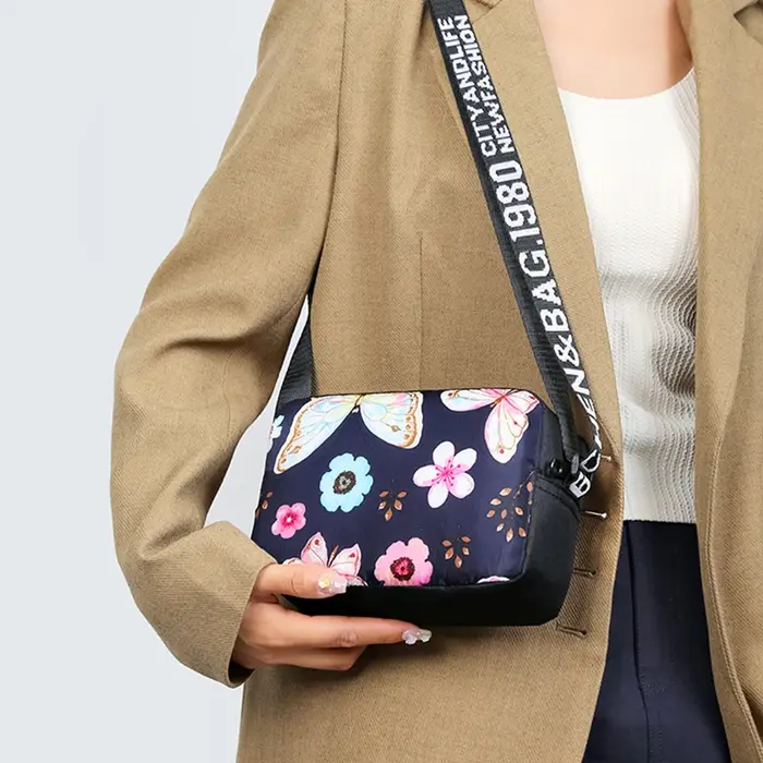 Sac à bandoulière Chic et élégant à motif Floral