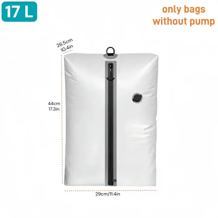 Sac Sous Vide Compression pour Vêtements Voyage Valise, Sac de Rangement Sous Vide Gain de Place Éta