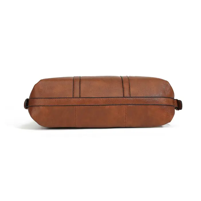 Sac à main rétro en cuir souple pour femmes