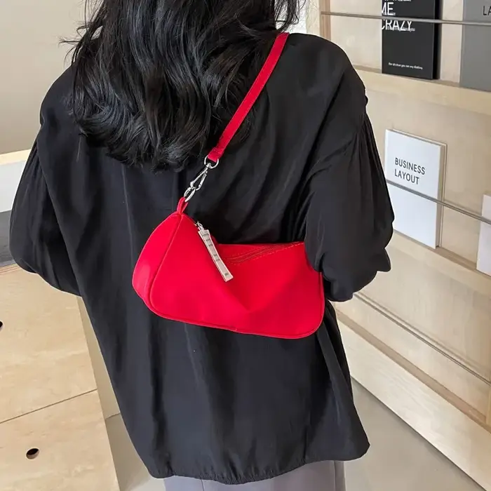 Sac à bandoulière rouge pour femmes